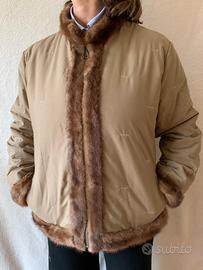 Giubbotto con inserti di pelliccia