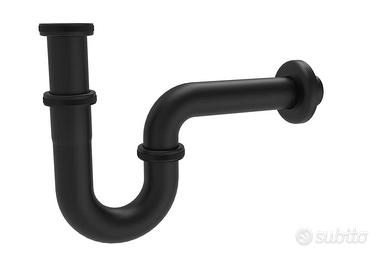 Sifone Lavabo Nero Opaco Design – Universale