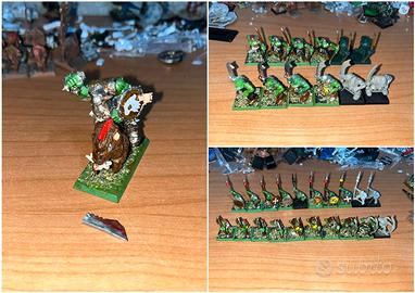 Warhammer - Lotto esercito Orchi e Goblin old ed