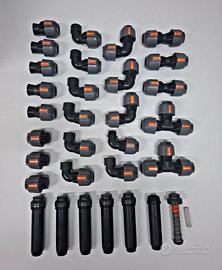 Lotto Raccordi 25 mm + Irrigatori Gardena