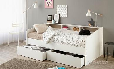 Struttura letto singolo con cassetti – 50€