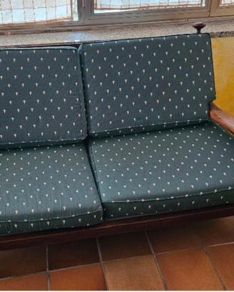 Set divano e 2 poltrone anni '70