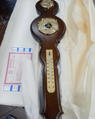 Barometro da parete in legno