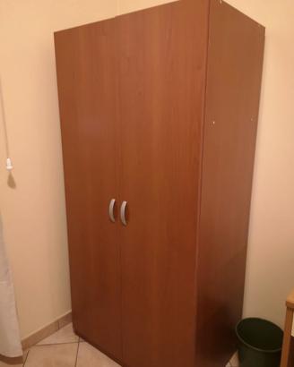 Armadio multiuso 2 ante color noce