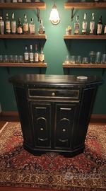 Mobile BAR Vintage in Noce Handpainted 