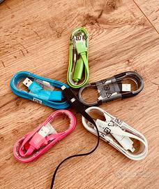 cavi per ricarica e trasferimento dati