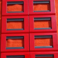 10 placche living classic rosse 4713RS originali