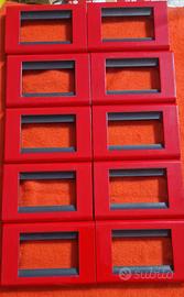 10 placche living classic rosse 4713RS originali