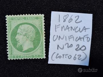 FRANCOBOLLO DI FRANCIA DEL 1862 5 CENT. - 62