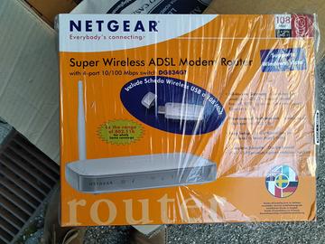 Router wifi dg834gt netgear piu' chiave wifi nuovo