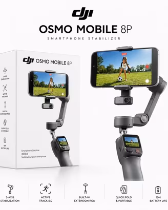DJI Osmo Mobile 8P Advanced - come nuovo