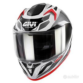 CASCO INTEGRALE MOTO GIVI 50.8 BRAVE ROSSO OPACO