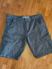 bermuda cargo clayton marroni/ verde militare