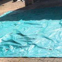 Pesante Telone m. 4,40x4,70 con occhielli e anelli