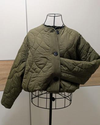 bomber overside Zara nuovo con cartellino S virale