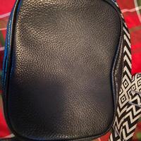 Borsa nera tracolla pelle ecologica