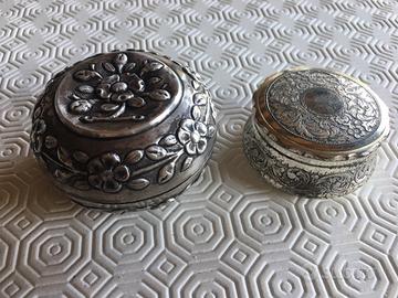 Scatoline portagioie con intarsi