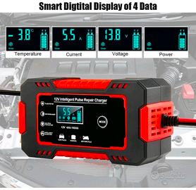 Caricabatteria 12V Carica Automatico Intelligente