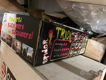 Slackline trick spider