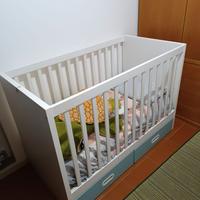 Lettino Ikea + materasso in bamboo