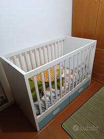 Lettino Ikea + materasso in bamboo