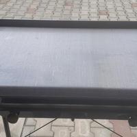 Piastra BBQ  inox  nuova -