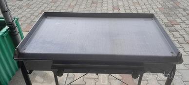 Piastra BBQ  inox  nuova -