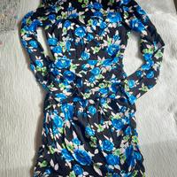 zara abito vestito maniche lunghe xs