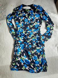 zara abito vestito maniche lunghe xs