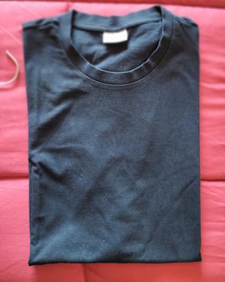 t-shirt uomo colore blu, XL MANGO