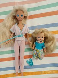 Coppia Skipper e Kelly sorelle di Barbie Mattel