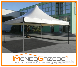 Gazebo Wind gambe acciaio 6 cm copertura certifica