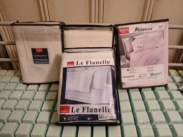 Lenzuola di Cotone Flanella per Letto Singolo