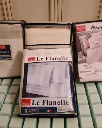 Lenzuola di Cotone Flanella per Letto Singolo
