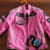 Giacca moto bambina tg. 8 anni