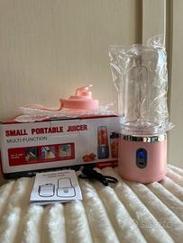Frullatore spremiagrumi portatile, rosa. Nuovo.