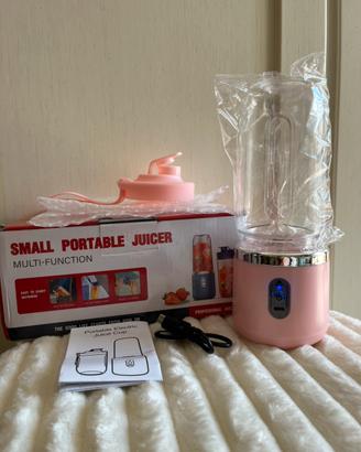 Frullatore spremiagrumi portatile, rosa. Nuovo.