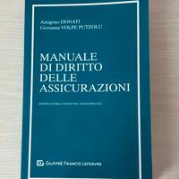 Libro: "Manuale di diritto delle assicurazioni"