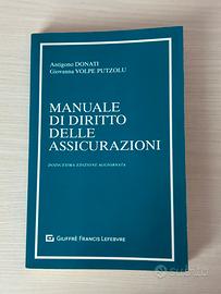 Libro: "Manuale di diritto delle assicurazioni"