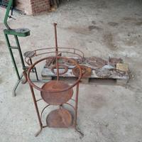 Lavabo antico in ferro battuto