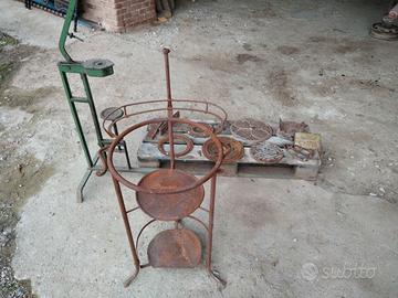 Lavabo antico in ferro battuto