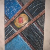 Quadro astratto su tela