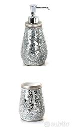 Set 2 accessori bagno Gedy- Myosotis