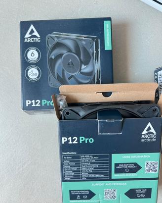 3 Ventole Arctic P12 Pro da 120mm PWM