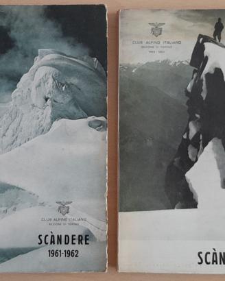 SCANDERE 1961 - 1962 - 1963 - MONTAGNA - ALPINISMO