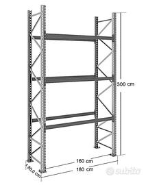 Scaffali porta pallet