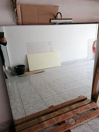 Specchio bagno 110x110 con faretto