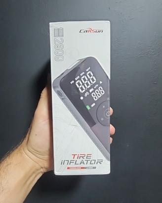 gonfiatore portatile nuovo 