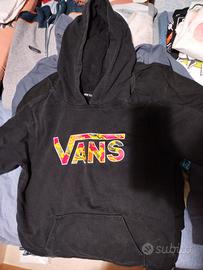 felpa nera Vans 