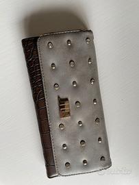 Portafoglio JLO marrone e grigio